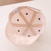 Gorro de Conejito para Bebés de 6 a 12 Meses - Gorra de Béisbol con Visera Suave Estilo Coreano para Protección Solar para Niños y Niñas Pequeños en Primavera