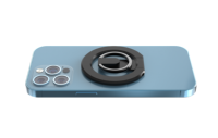 Support de téléphone magnétique rotatif et pliable ultra-fin et super-résistant avec anneau de maintien, personnalisable OEM/ODM avec logo