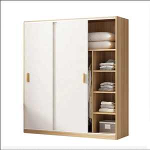 <span class=keywords><strong>Armoire</strong></span> en <span class=keywords><strong>bois</strong></span> classique sur mesure avec <span class=keywords><strong>portes</strong></span> coulissantes pour chambre à coucher - Designs d'armoires modernes - Product Image 6