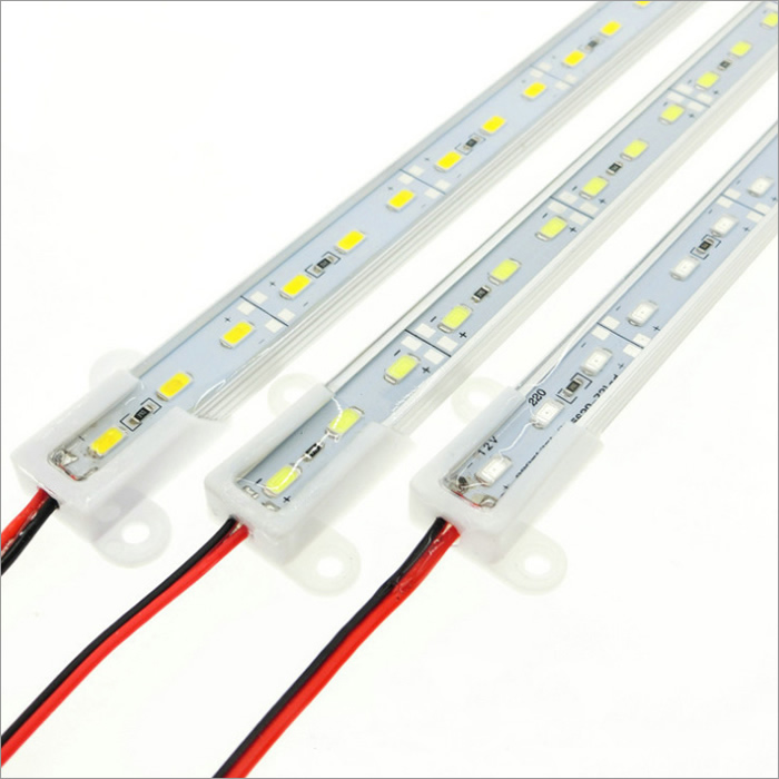 12 В 24 В Smd 5050 5730 алюминиевый светодиодный жесткий бар белый светодиодный жесткий светильник для украшения шкафа ювелирного магазина