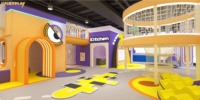 Aire de jeux intérieure pour bébés Luckyplay Amusement, design personnalisé, structure de jeu multifonctionnelle, grande capacité, pour enfants de 2 à 10 ans, 1