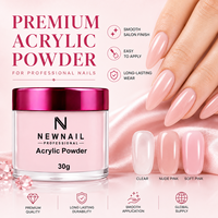 Vente en gros 30g de poudre acrylique colorée pour ongles 500 couleurs poudre pour ongles colorée en usine poudre pour nail art claire nue acrylique poudre à tremper