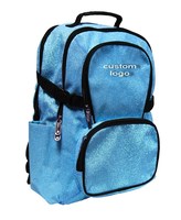 Sac à dos de danse scintillant personnalisé avec logo, imperméable, bleu et rouge, mini, pour la danse, le sport, la gymnastique, la remise en forme, le cheerleading, nouveauté 2025 2026