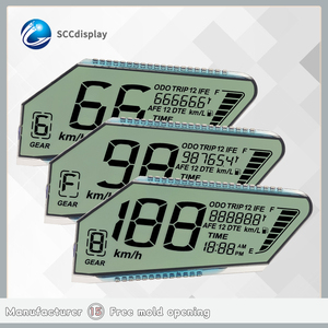 Không Tiêu Chuẩn Tùy Biến <span class=keywords><strong>7</strong></span> Đoạn Màn Hình <span class=keywords><strong>LCD</strong></span> Sjxdgw047 Chống Lóa Phân Khúc Màn Hình Thích Hợp Cho Xe Máy Bảng Điều Khiển Công Cụ - Product Image 2
