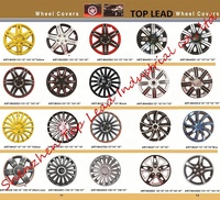 Enjoliveurs de Roue Universels Toutes Sortes en Plastique ABS / PP pour Voiture Deux Couleurs / Argent / Chrome Cache-Moyeu de Jantes 12" 13" 14" 15" 16"