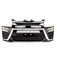 Accesorios para Automóviles YBJ, Kit de Carrocería, Parachoques Delantero y Trasero, Alerón, Facelift para Hiace 2005-2018, Faro Delantero LED, Luz Trasera, Kit de Carrocería para Hiace 200