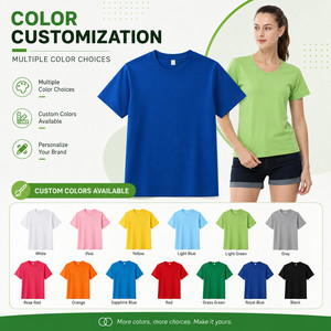T-shirt unisexe à manches raglan anti-rides avec logo personnalisé, 100 % polyester, 150 GSM, séchage rapide, respirant, pour l'entraînement sportif (vente en gros) - Product Image 3