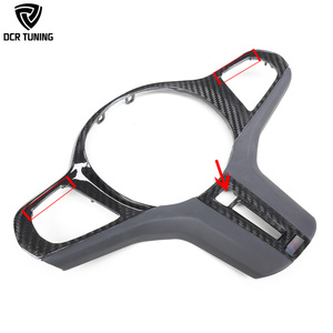 Pour BMW G80 G82 G83 G81 garniture de <span class=keywords><strong>volant</strong></span> en Fiber de carbone forgée remplacement de couverture centrale intérieure pour la mise à niveau de voiture M2 M3 M4 - Product Image 6