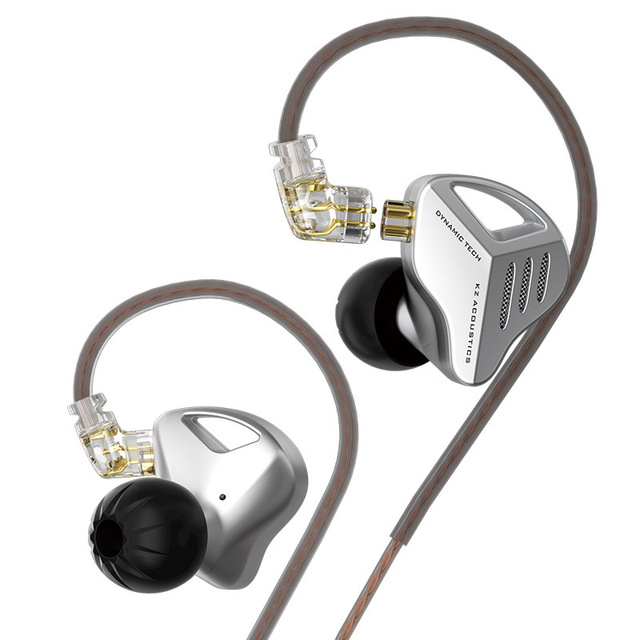 New KZ ZVX Earphones 1 Dynamic HIFI Bass Earbuds 3.5MM Hifi in Ear Monitor Headphones Sport Noise Cancelling Headset