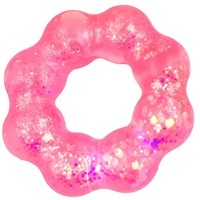 Jouet sensoriel anti-stress unisexe en TPR, design donut scintillant, pour soulager le stress, adapté aux 14 ans et plus, produit transfrontalier très vendu