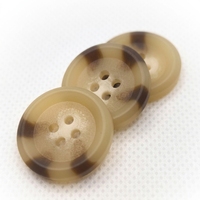 Botones de Resina Color Beige Marrón con Puntos Mate de 36 mm, Personalizados, para Prendas Formales y Casuales