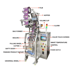 Machine d'emballage automatique verticale multifonctionnelle pour sachets de poivre/sel/sucre en granulés 2g <span class=keywords><strong>3g</strong></span> 5g - Product Image 2