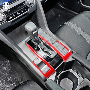 Autoadesivo della copertura dell'abs della struttura della scatola del cambio in fibra di carbonio per <span class=keywords><strong>Honda</strong></span> <span class=keywords><strong>Civic</strong></span> 10th Gen - Product Image 2