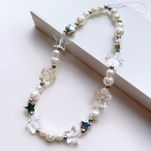 Charme de téléphone <span class=keywords><strong>portable</strong></span> étoile perle collier de perles téléphone <span class=keywords><strong>portable</strong></span> caméra porte-clés portefeuille <span class=keywords><strong>pendentif</strong></span> à breloque <span class=keywords><strong>pour</strong></span> les femmes - Product Image 4
