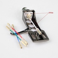 Vente chaude Technics tourne-disque tourne-disque droit ou SME type 4 broches coques de tête de connexion pour vinyle coque de tête de gramophone
