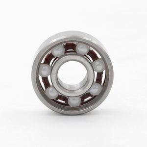 Rodamientos de Skateboard Híbridos de Cerámica 608 RS 2RS, Anillos de Acero Inoxidable con Bolas de Si3N4, Estructura de Ranura Profunda, Sellado de Precisión - Product Image 6