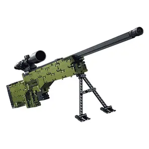 Panlos Brick 670002 AWM Sniper Rifle PUBG Guns Assembly puzzle block toys Gifts for boys