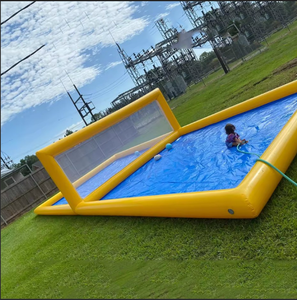 Corte da pallavolo all'aperto gonfiabile resistente per riunioni di famiglia con marchio con 3 anni di garanzia certificata - Product Image 5