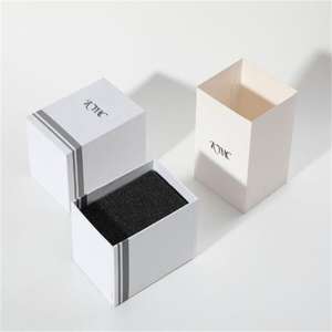 Boîte <span class=keywords><strong>cadeau</strong></span> de haute qualité avec couvercle et base, avec insert, pour bracelets de montre pour femmes, personnalisable, en gros, bon marché, pour <span class=keywords><strong>couple</strong></span> - Product Image 1