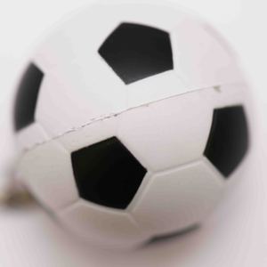 Porte-clés de football en PU, jouets anti-stress à presser, balles anti-stress - Product Image 4