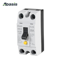Interruptor Diferencial RCBO SME-32c/32cH 2P 16A 20A 32A con Protección Contra Sobrecorriente