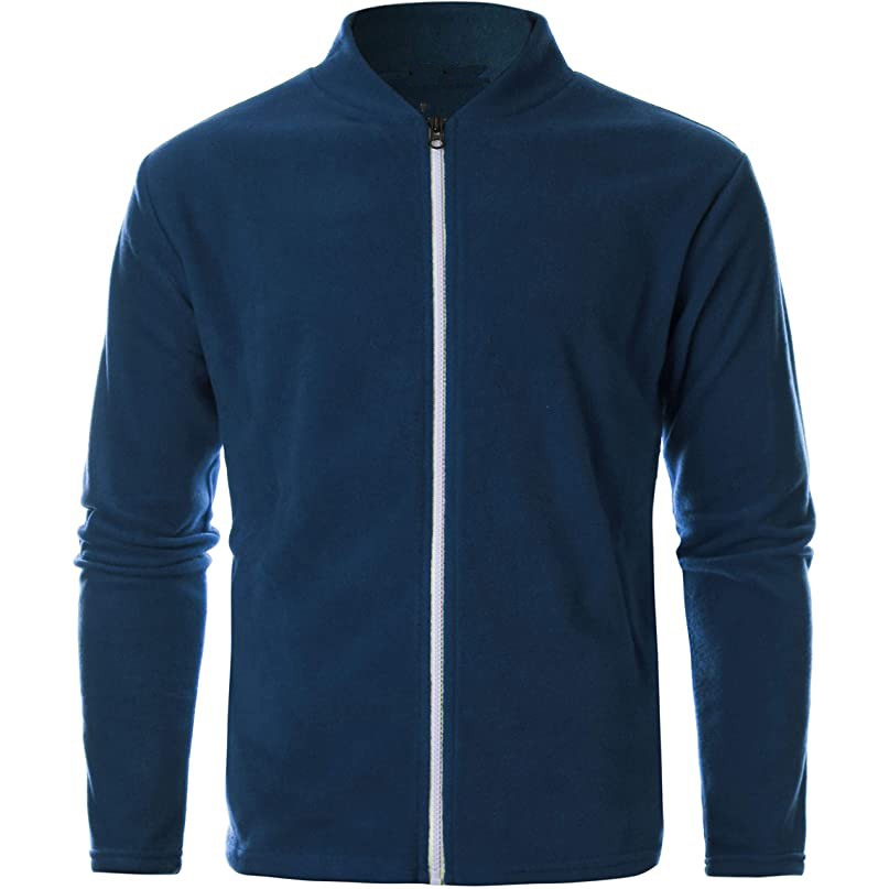 100% полиэстер, оптовая продажа, Треккинговая одежда, тренировочная куртка, Мужская микро-полярная флисовая куртка