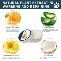 Bálsamo para Patas de Mascotas, Perros y Gatos, Protección Natural, Reparación de Almohadillas Secas y Agrietadas, Hidratante y Calmante, 60g, OEM, ODM, Marca Privada