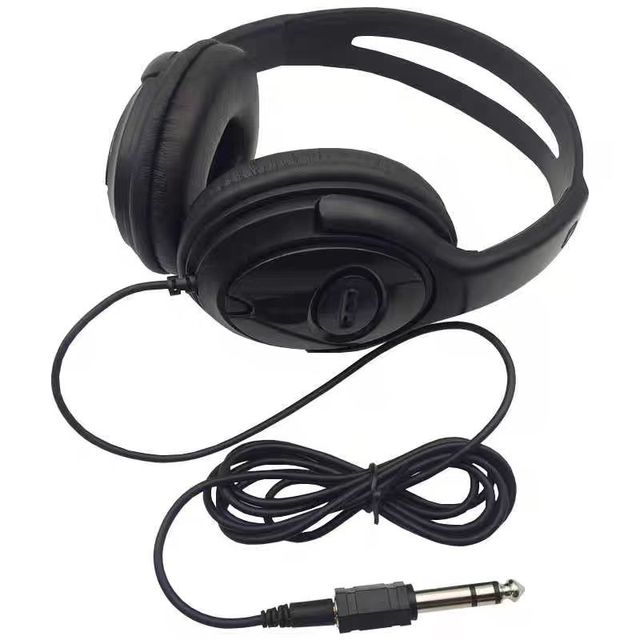 Wired Over Ear Headphone OEM Musical Instruments Headphones with 3.5mm and 6.5mm Jack Custom Logo Headband Adjusted Headsets