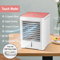 Mini ventilateur de bureau portable alimenté par USB avec télécommande, brumisateur et écran LED pour voiture, 5V, idéal pour petites pièces et dortoirs