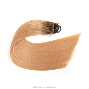 Extensiones de Cabello Humano Virgen 100% con Orificios, Extensiones de Cabello Butterfly XO con Trama y Orificios, Doble Trama, Puntas Gruesas - Product Image 6