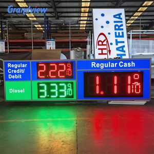 Buon prezzo multi vitale all'aperto prezzo del gas segno per il negozio o benzina stazione di rifornimento - Product Image 3