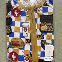 Piyama Jumpsuit Bayi Serat Bambu RTS Mystery Box Organik Anak-anak Motif Kartun Bernapas Resleting Eropa Amerika
