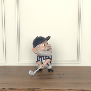 Statuetta Personalizzata di Golfista in Resina di Lusso Dipinta a Mano con Alta Fedeltà Realistica per Decorazione Scrivania e Collezionismo - Product Image 5