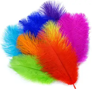 Factory Cheap Sale Nature Ostrich Drab Feathers For Wedding Party Decoration And Flower Arrangement
