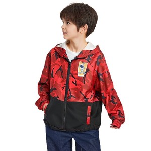 Veste à capuche pour enfants, taille moyenne et grande, printemps-automne, pour garçons, à manches longues, avec empiècements color-block et motif <span class=keywords><strong>camouflage</strong></span>, pour l'extérieur - Product Image 5