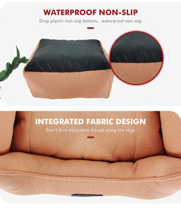 Cama Rectangular Moderna para Mascotas, Superventas <span class=keywords><strong>2026</strong></span>, para Todas las Estaciones, Color de Moda, Lavable, Tipo Sofá, para Uso en Interiores y Exteriores - Product Image 5