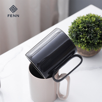Tasses à café en céramique de style japonais FENN 300 ml, tasse en céramique personnalisable, tasse à café latte en céramique pour cadeau