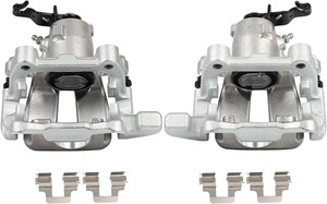 2 pièces étrier <span class=keywords><strong>de</strong></span> <span class=keywords><strong>frein</strong></span> avec support pour Audi A3 Volkswagen Golf GTI Jetta Rabbit 1K0615424M 343894 343895 19-B2976 19-B2977 - Product Image 3