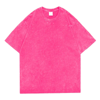 T-shirts unisexes vintage surdimensionnés, impression personnalisée, dropshipping, vente en gros, grandes tailles, tricotés 100% coton, finition vieillie