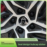 Autocollant décoratif pour enjoliveur de roue de voiture, autocollant logo de voiture, modification extérieure pour BYD Seal 05 06 07 GT personnalisable