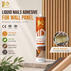 Adhesivo Líquido <span class=keywords><strong>de</strong></span> Alta Adherencia para Paneles <span class=keywords><strong>de</strong></span> Pared |   Pegamento <span class=keywords><strong>de</strong></span> Construcción <span class=keywords><strong>de</strong></span> Alta Resistencia para MDF, PVC, Madera, Piedra y Azulejos - Product Image 1