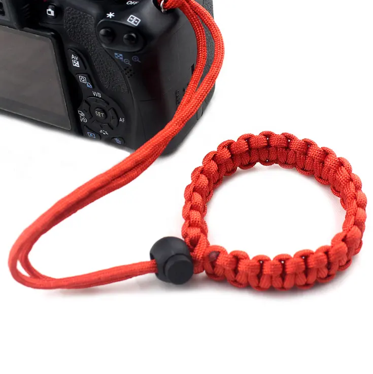 Strong Adjustable Camera Wrist Strap Lanyard Strap Grip Weave Cord for Paracord DSLR