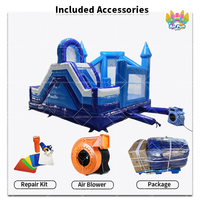 Château gonflable sportif PAW Patrol avec toboggan |   Structure de saut gonflable en PVC facile à installer pour locations commerciales et fêtes d'enfants