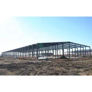 Depo inşaatı prefabrik bina için çelik yapı malzemeleri