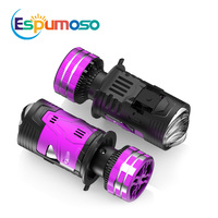 Mini projecteur bi-LED Espumoso avec lentille H4, haute puissance 6000K, phare de voiture en aluminium avec refroidissement, remplacement d'éclairage automobile