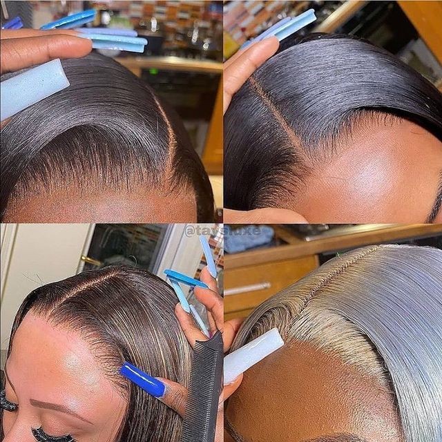 Perruque avant de dentelle