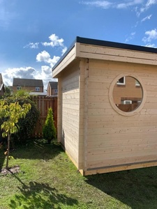 Offre Spéciale <span class=keywords><strong>d</strong></span>'extérieur <span class=keywords><strong>Maison</strong></span> en bois <span class=keywords><strong>Maison</strong></span> conteneur avec design Garden Room - Product Image 3