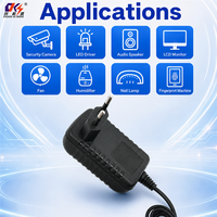 Alimentation électrique AC/DC murale personnalisable, 12V 1A, prise EU, adaptateur secteur pour éclairage LED, caméra CCTV, PC, livraison directe d'usine