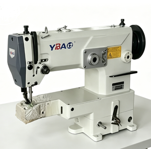 YBAO Single Needle Flat-Bed Triple Feed Heavy Duty High Post Industrial Lock Stitch <b>Sewing</b> <b>Machine</b> with Motor (Model 8B) New - Product Image 4