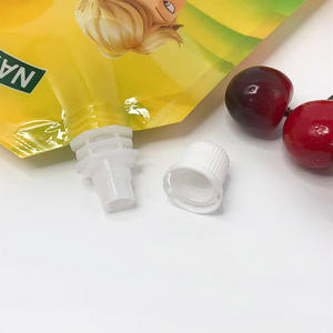 ถุงพิมพ์สีเกรดอาหารปราศจากสาร BPA ป้องกันการรั่วซึมสามารถเปิดปิดได้พร้อมพวยสำหรับเครื่องดื่มน้ำผลไม้ไวน์กาแฟ - Product Image 2